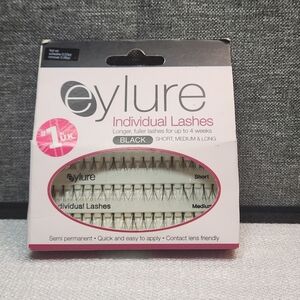 Eylure Individual Lashes in Short Medium and Long, Black